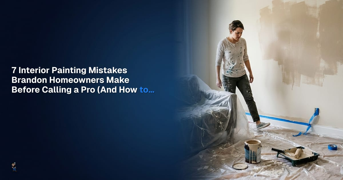 7 Interior Painting Mistakes Brandon Homeowners Make Before Calling a Pro (And How to Avoid Them)